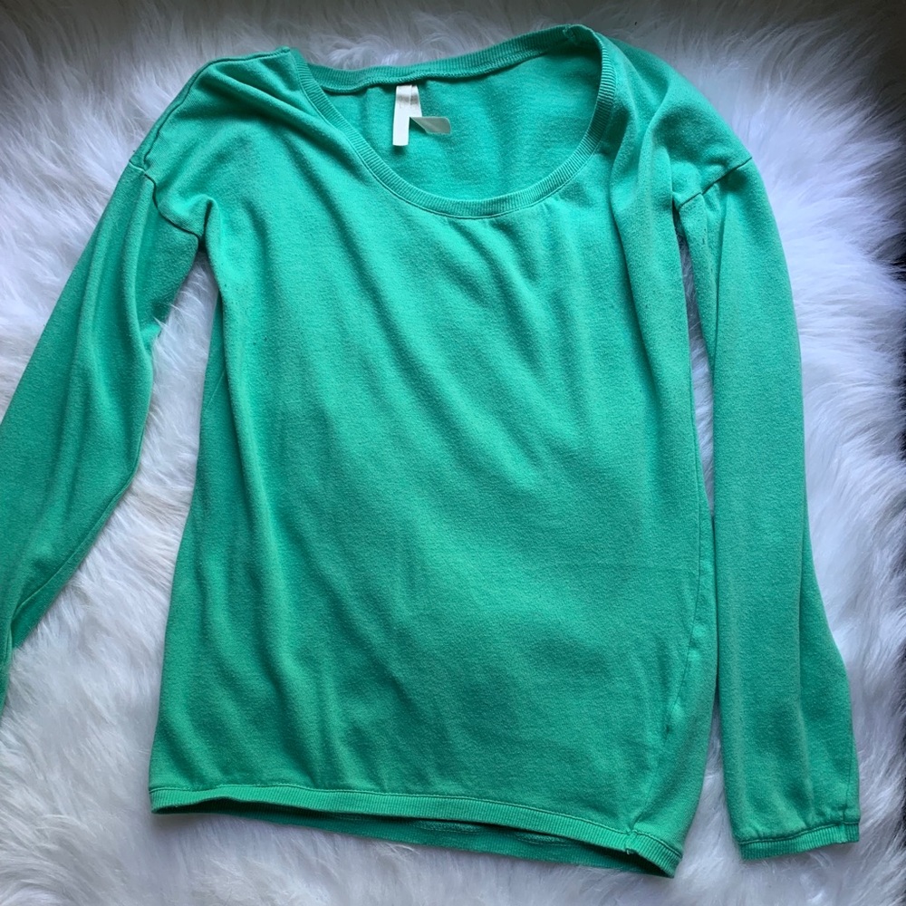 Turquoise Long sleeve Shirt